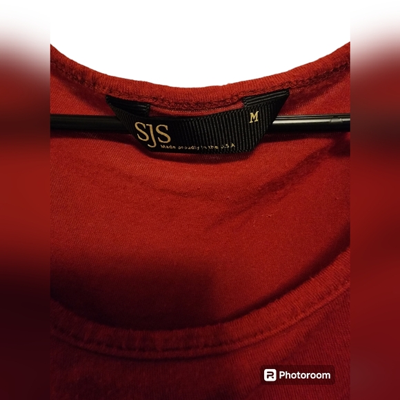 💕Beautiful Burnt Orange Tee, Elephant Embellished - Picture 3 of 3